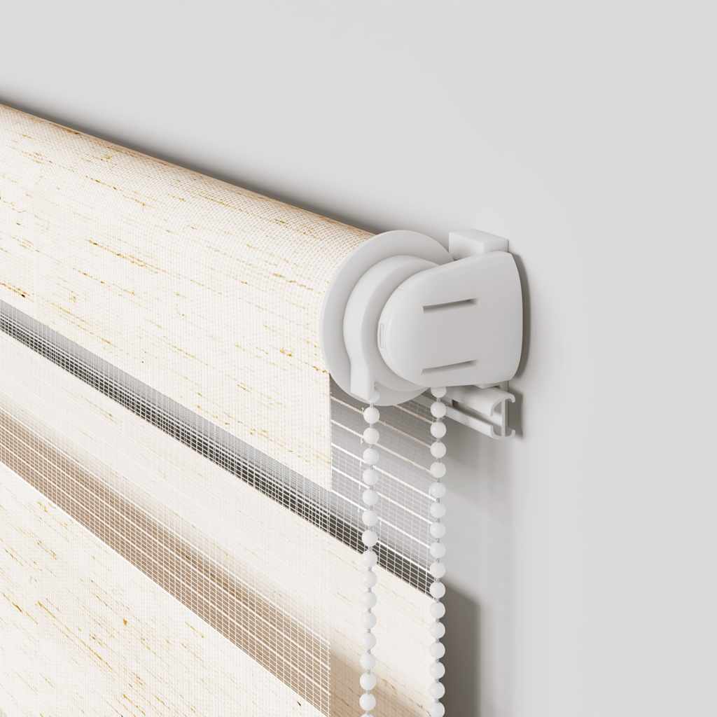 Zebrafüggönnyel márványbézs szövetszélesség 110,9 cm poliészter