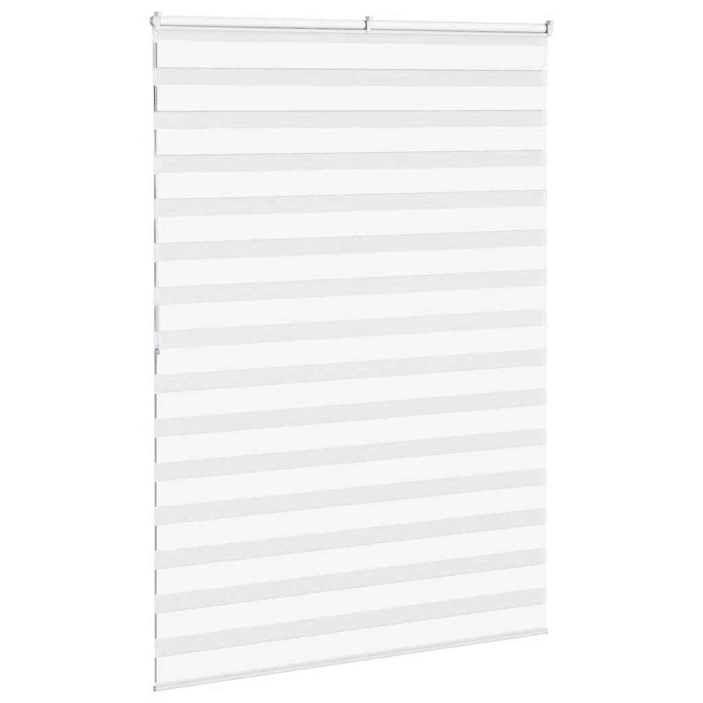 Zebrafüggönnyel fehér szövetszélesség 150,9 cm poliészter