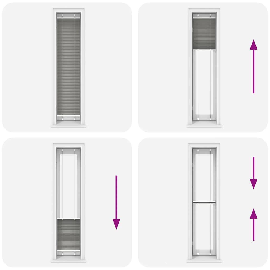 Pliszírozott redőny fekete 40x200 cm szövetszélesség 39,4 cm