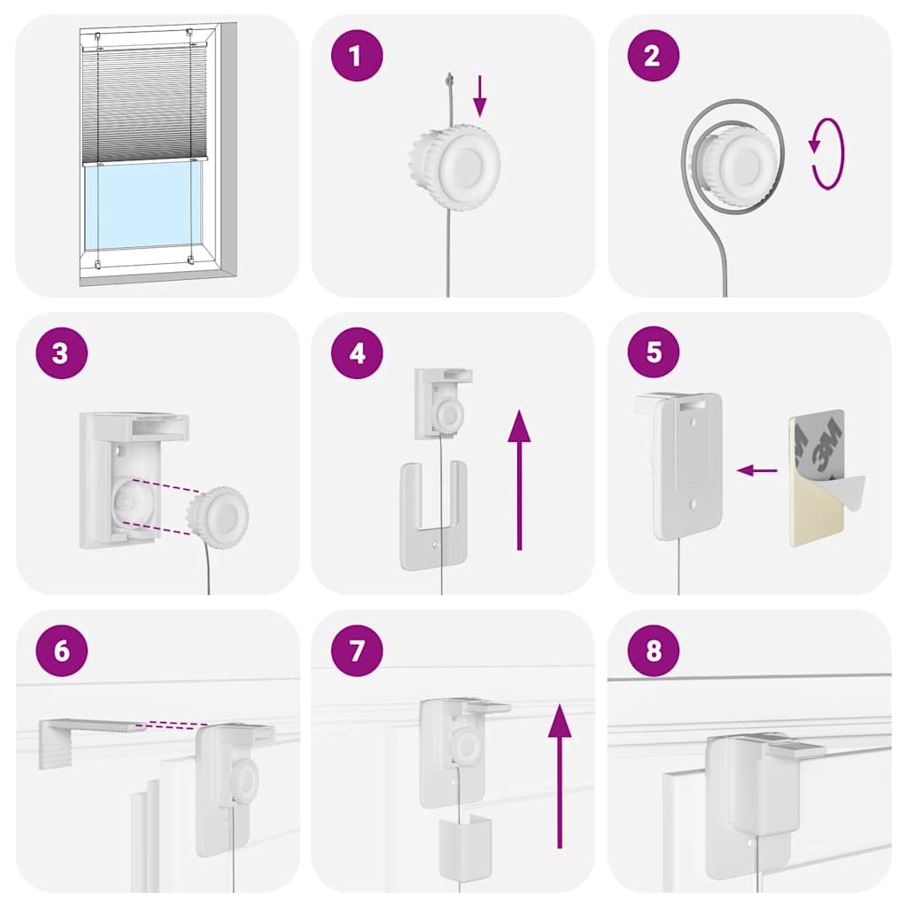 Pliszírozott redőny krém 90x150 cm szövetszélesség 89,4 cm