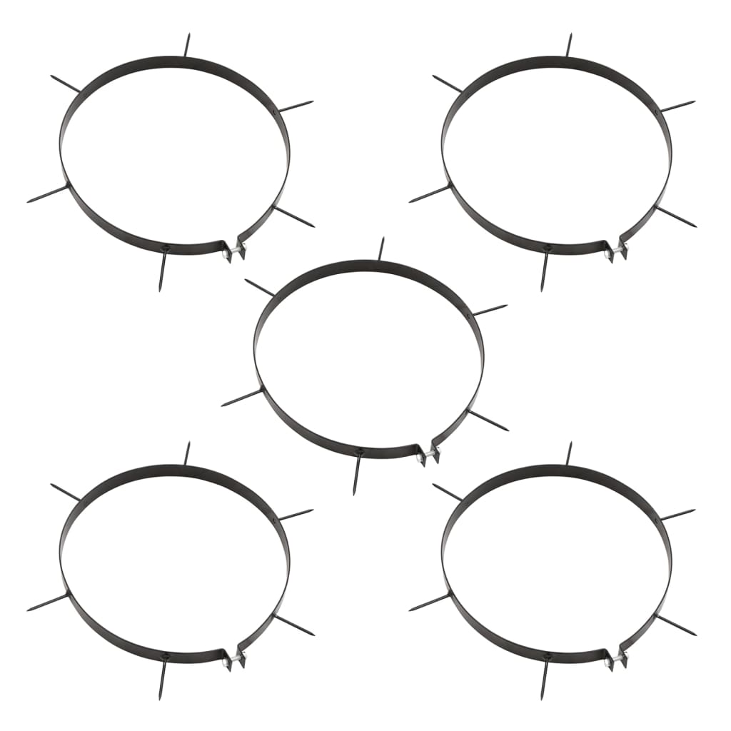 Fekete vas kerti fűhenger szellőztető tüskékkel 63 l