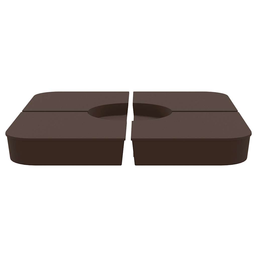 4 db napernyő alapkészlet keresztállvány napernyőhöz 100 kg pp