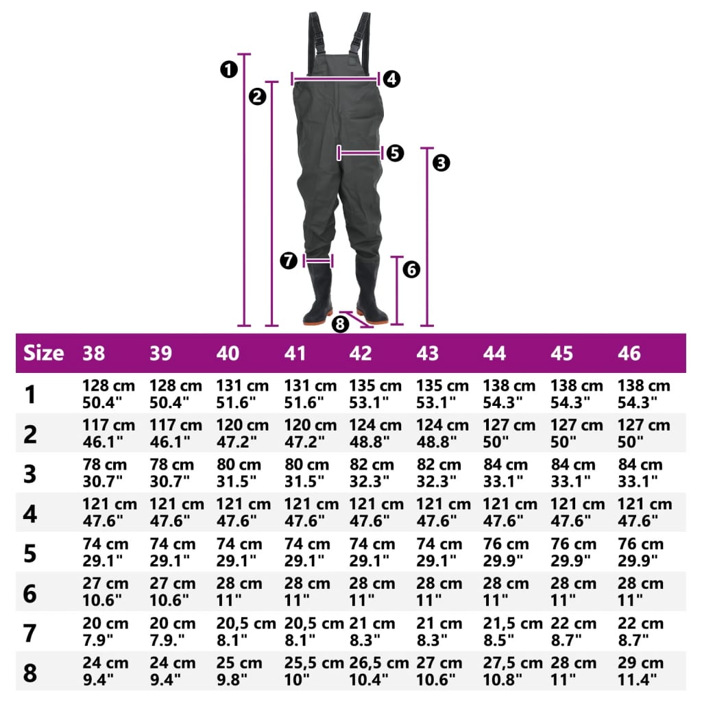 Sötétzöld mellkasig érő gázlóruha csizmával 41-es