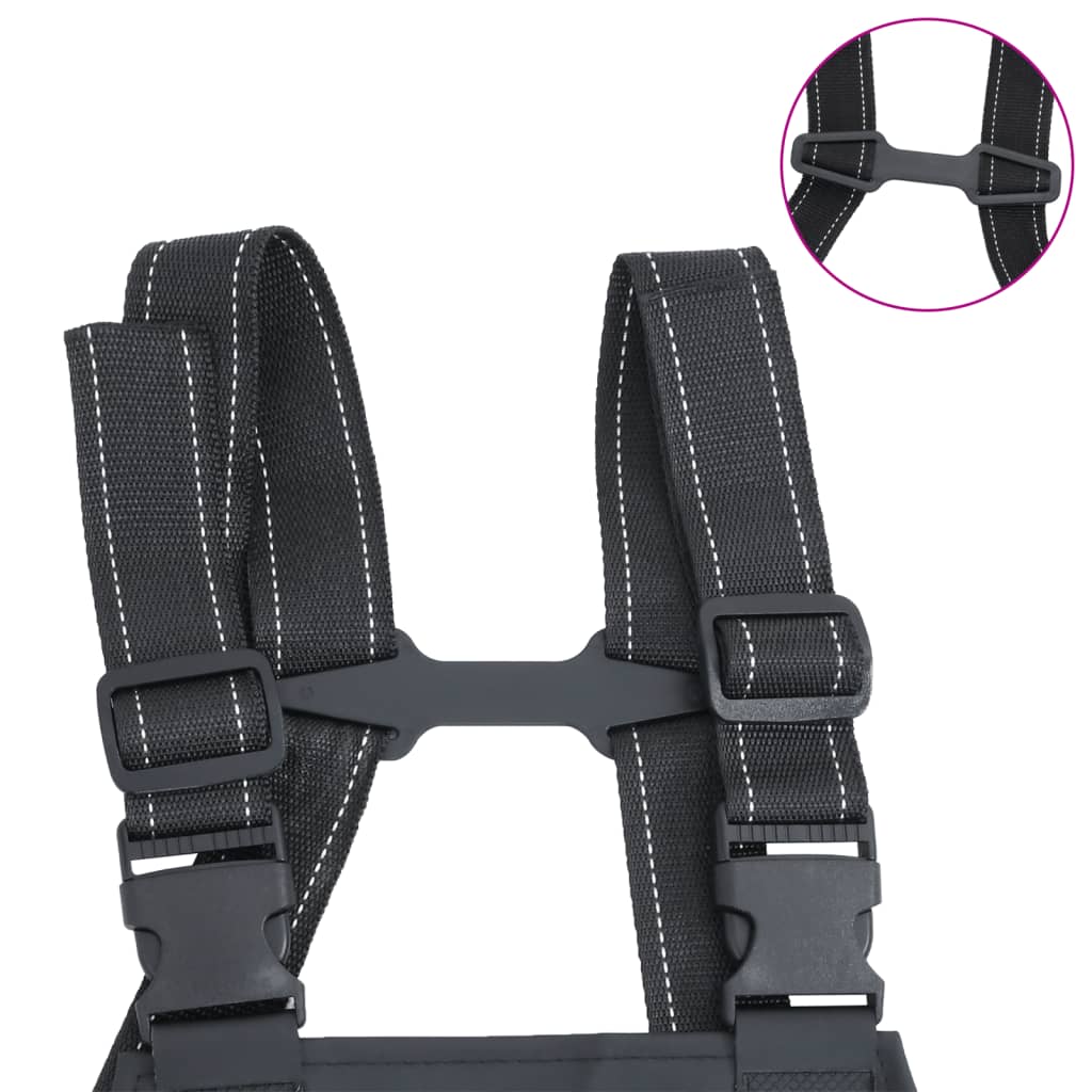 Fekete mellkasig érő gázlóruha csizmával 46-os