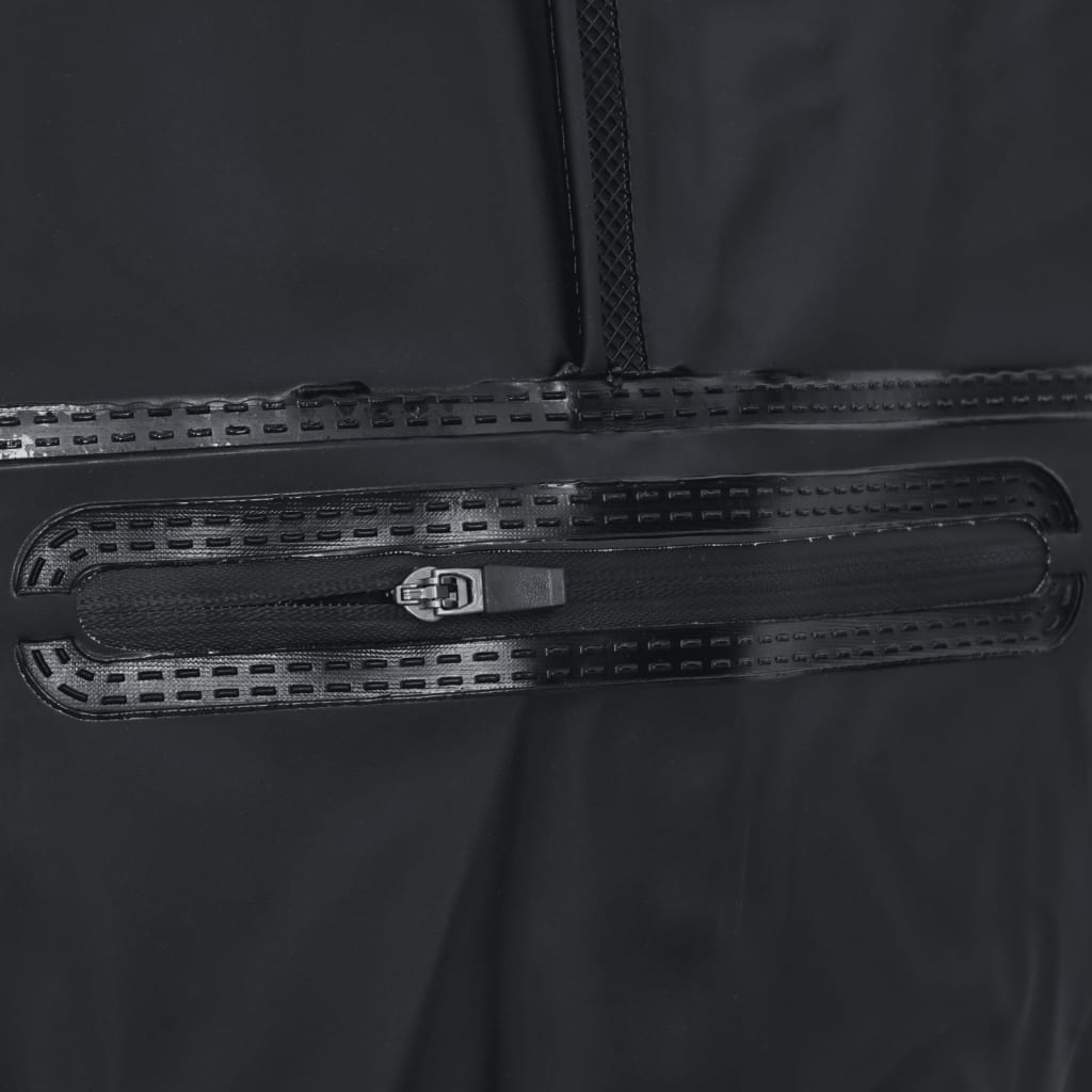 Fekete mellkasig érő gázlóruha csizmával és övvel 44-es