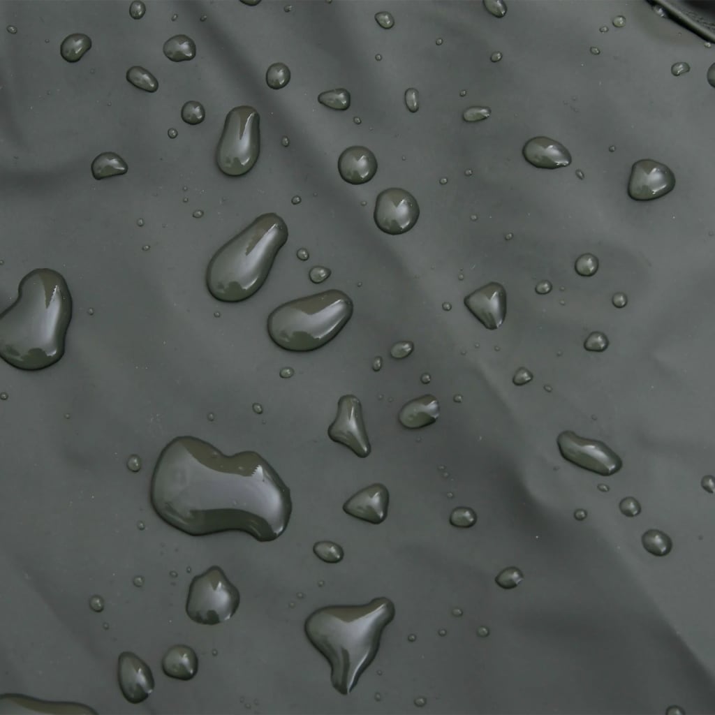 Sötétzöld csípőig érő gázlóruha 46-os