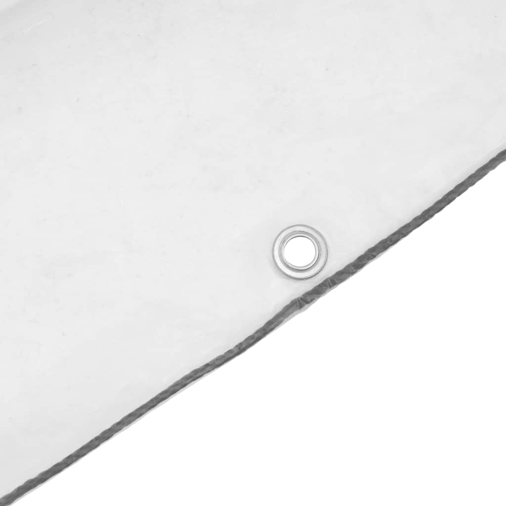 Átlátszó ponyva lyukasztóval 10x10 m polietilén