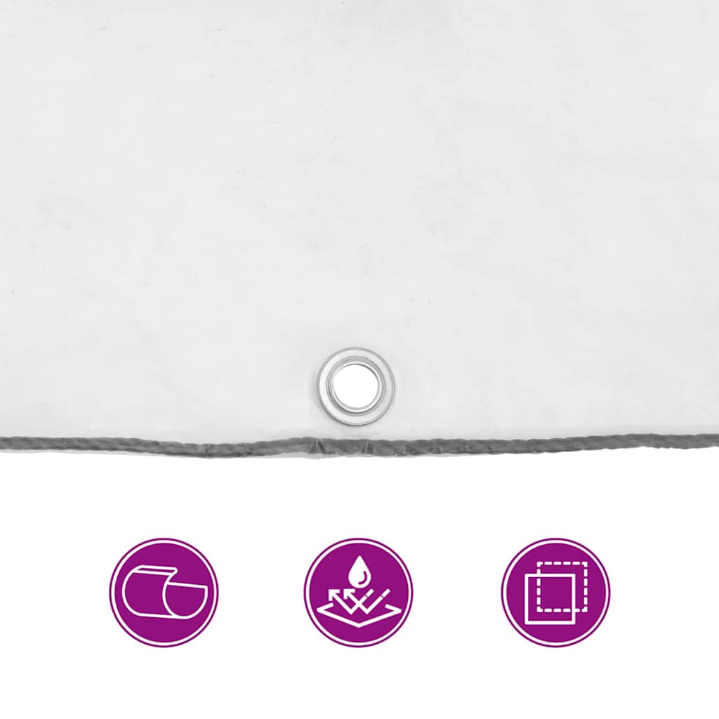 Átlátszó ponyva lyukasztóval 10x10 m polietilén