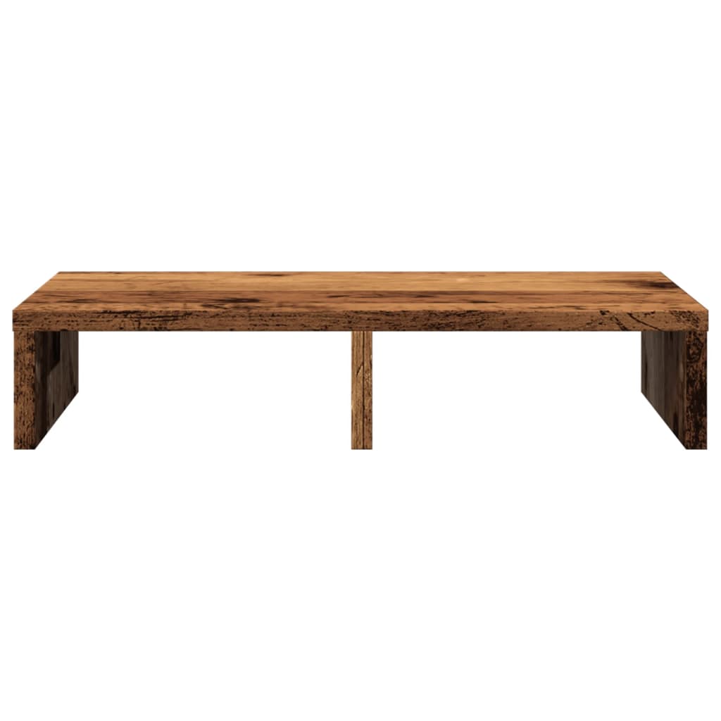 Antik fa színű szerelt fa monitorállvány 50 x 27 x 10 cm Antik fa színű szerelt fa monitorállvány 50 x 27 x 10 cm