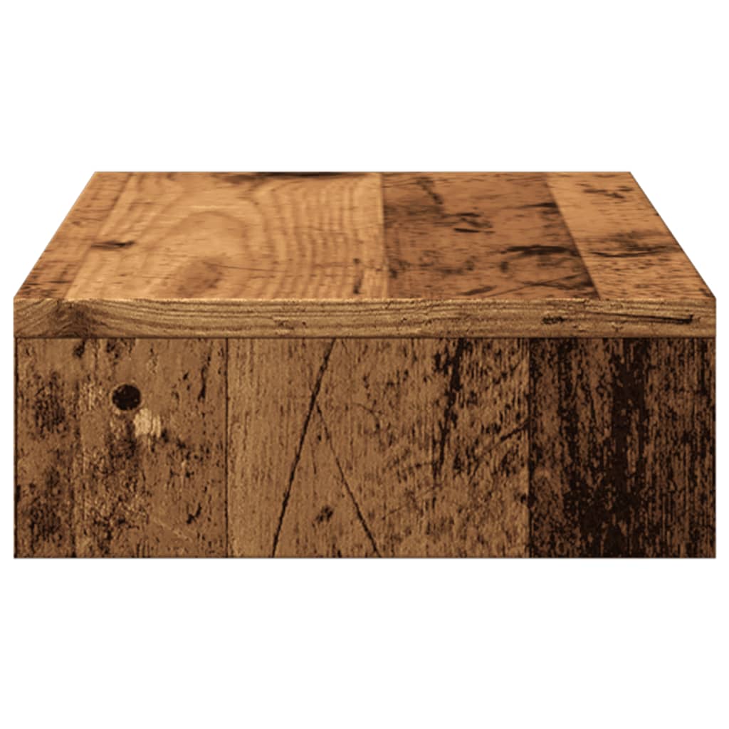 Antik fa színű szerelt fa monitorállvány 50 x 27 x 10 cm Antik fa színű szerelt fa monitorállvány 50 x 27 x 10 cm