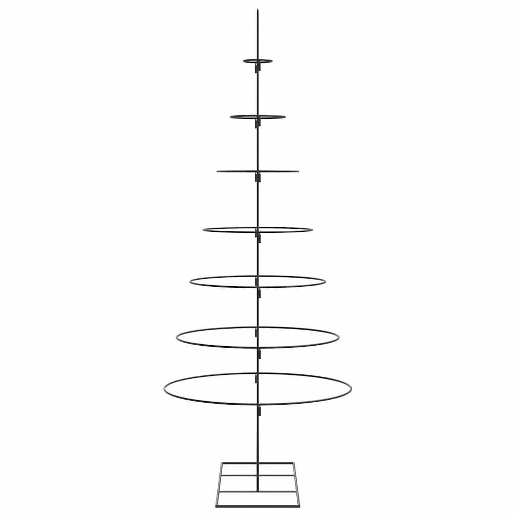 | fém karácsonyfa | állvánnyal 180 cm porszórt acél