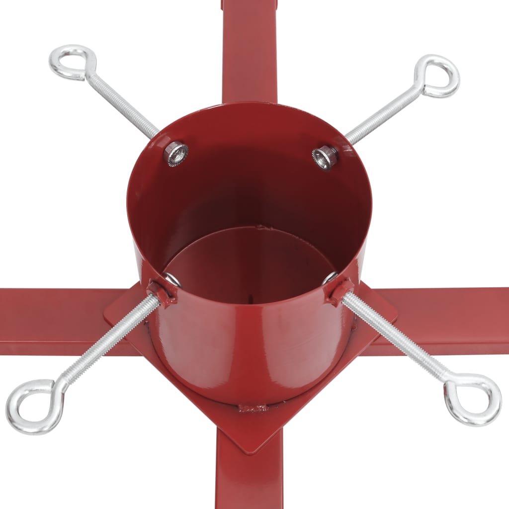 Piros karácsonyfatalp 61 x 61 x 15,5 cm