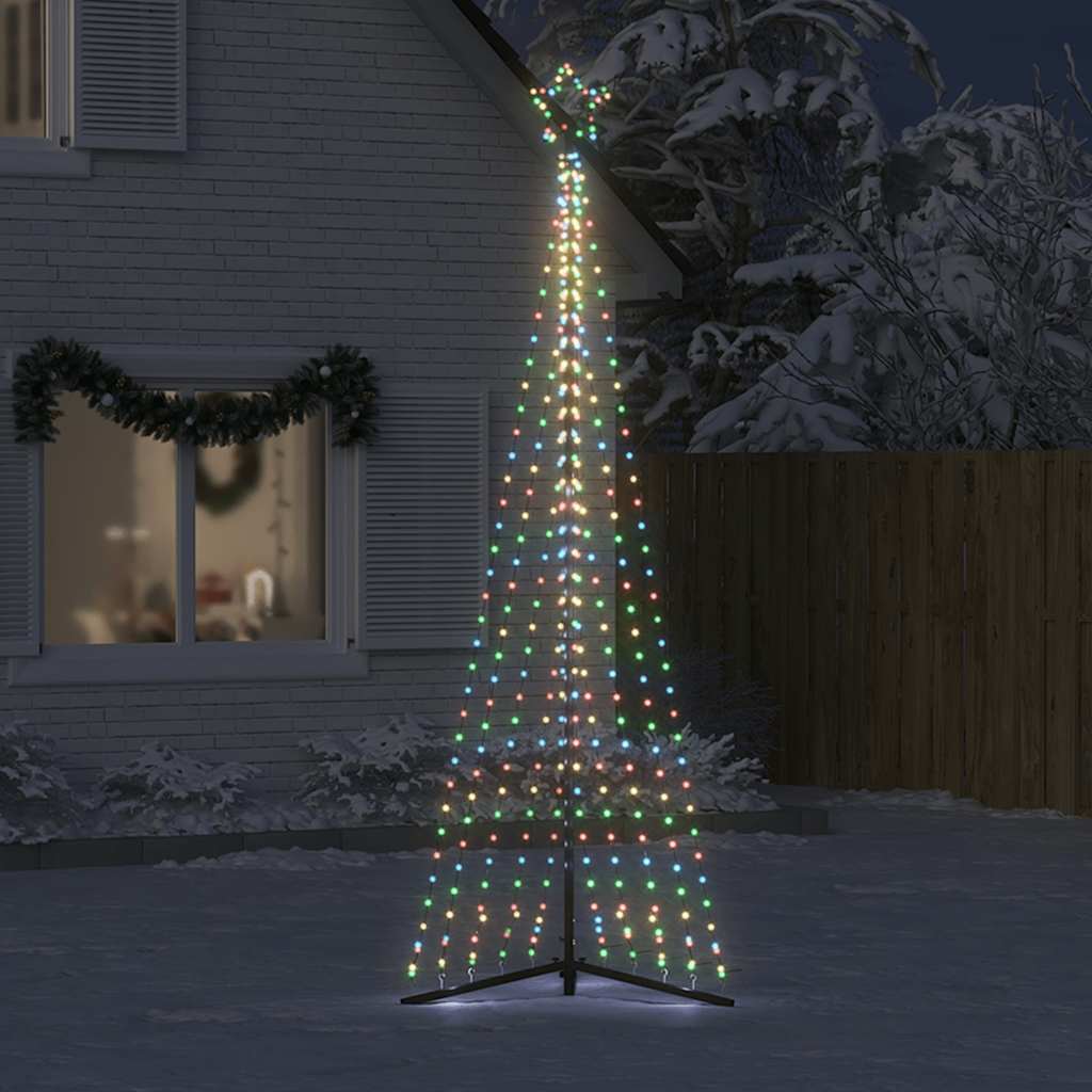 Színes led karácsonyfa 447 led 247 cm