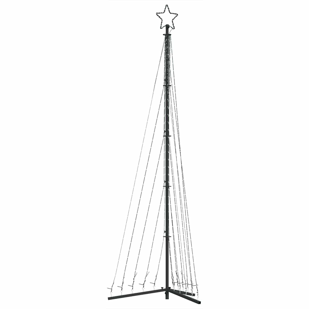Színes led karácsonyfa 447 led 247 cm