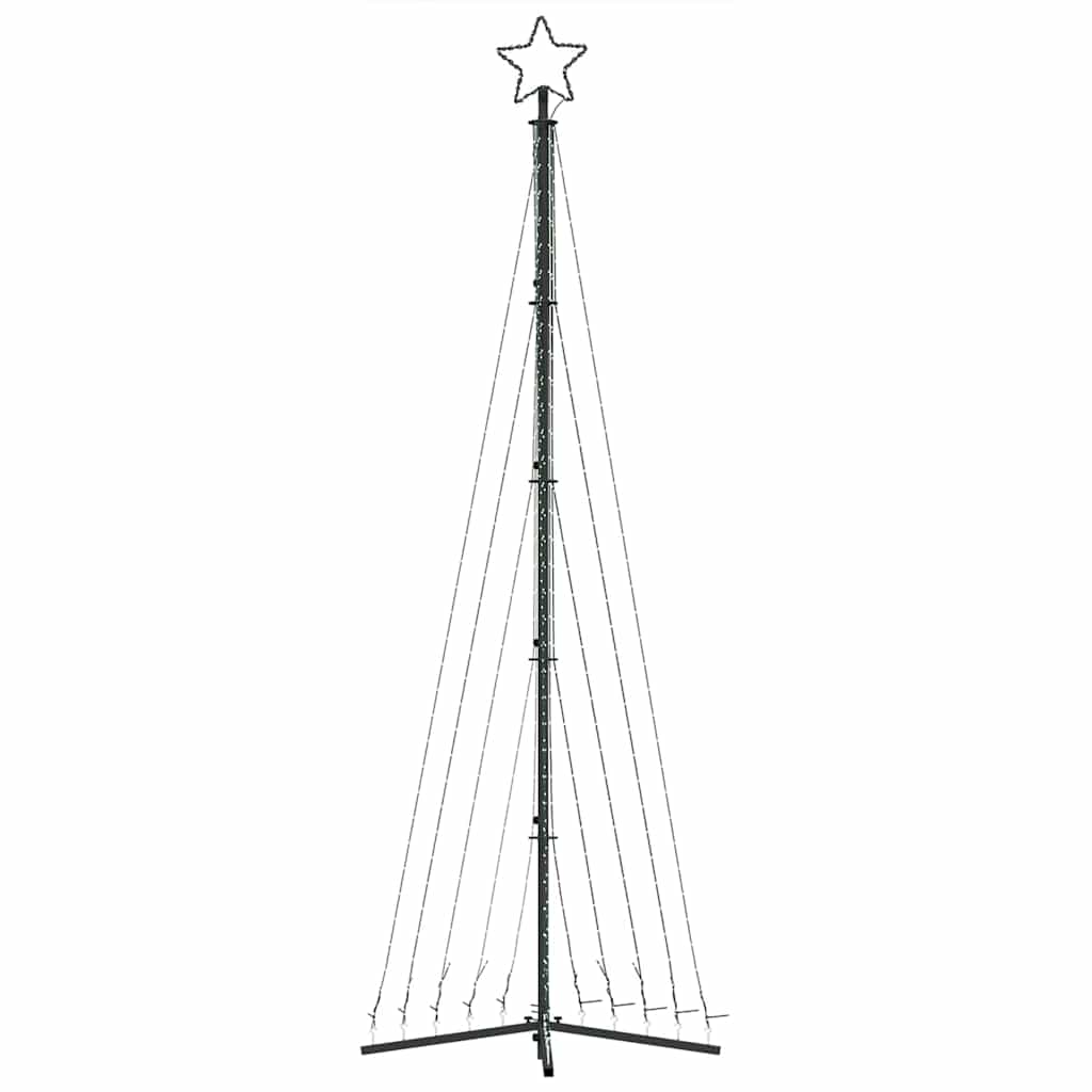 Színes led karácsonyfa 447 led 247 cm