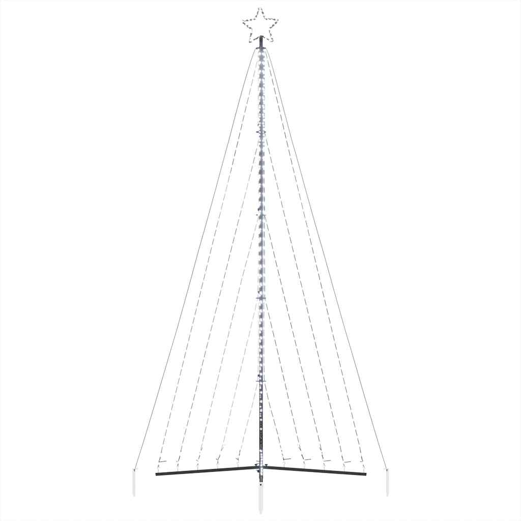 Hideg fehér led karácsonyfa 339 led 182 cm