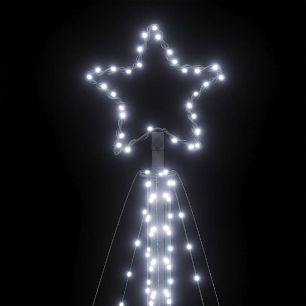 Hideg fehér led karácsonyfa 339 led 182 cm