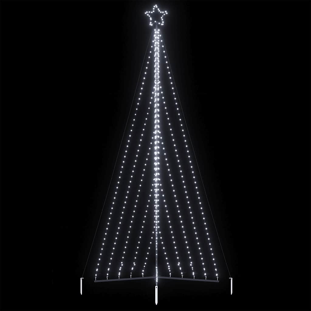 Hideg fehér led karácsonyfa 339 led 182 cm