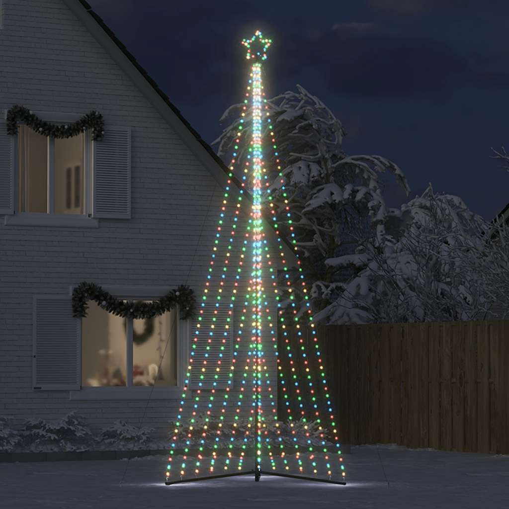 Színes led karácsonyfa 789 led 476 cm