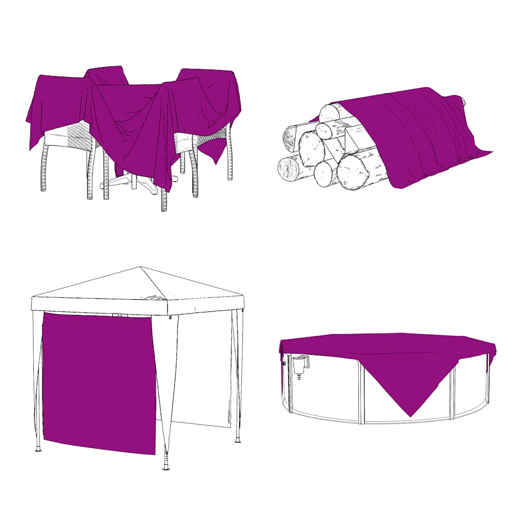 Növénytakaró fülekkel 1x10 m pvc