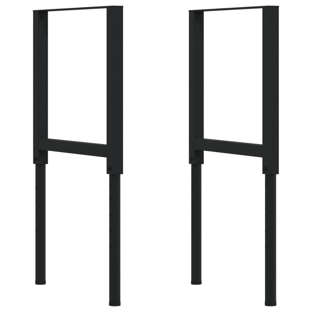 Világosbarna négyszögű tölgyfa munkaasztal 100x60x(71,5-98) cm