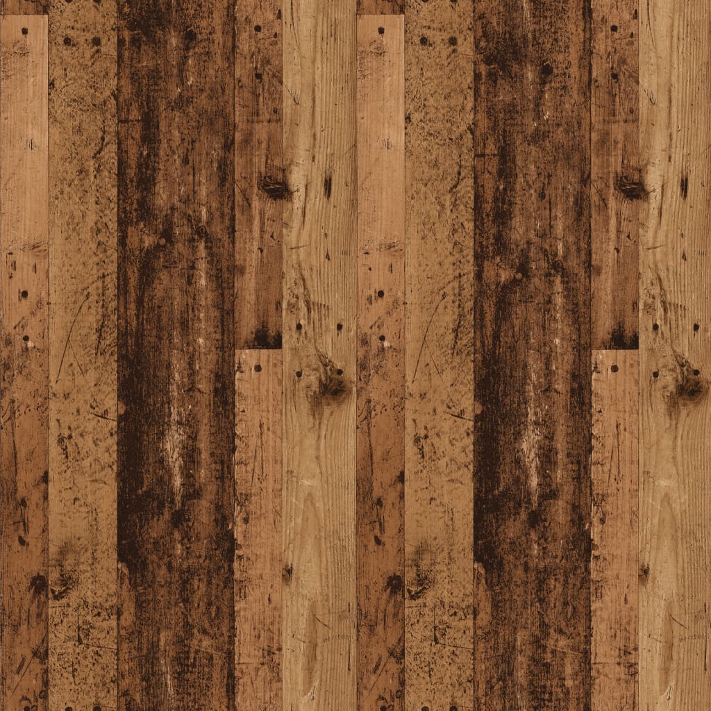 Antik fa színű szerelt fa cipőtároló pad 105 x 35 x 35 cm