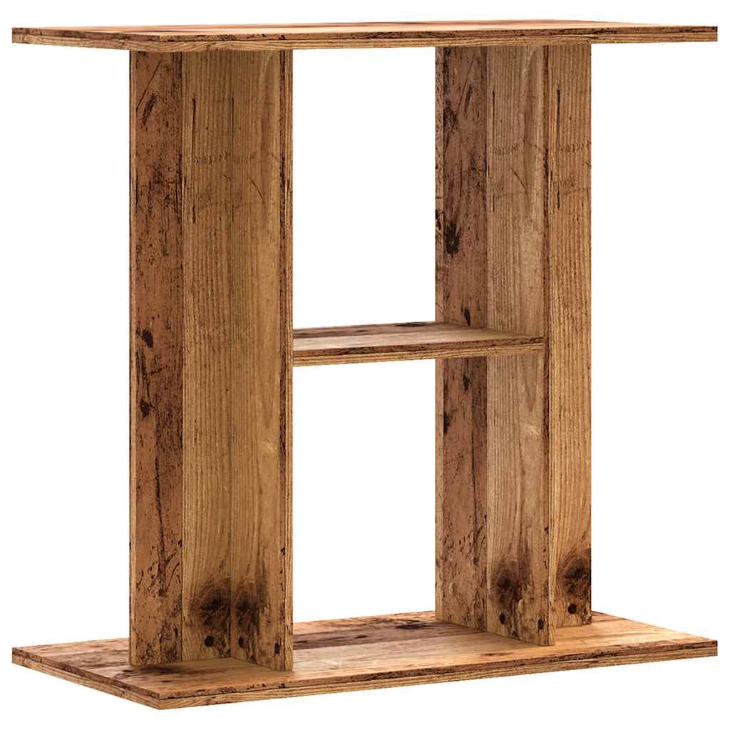 Antik fa színű szerelt fa akváriumállvány 60 x 30 x 60 cm Antik fa színű szerelt fa akváriumállvány 60 x 30 x 60 cm