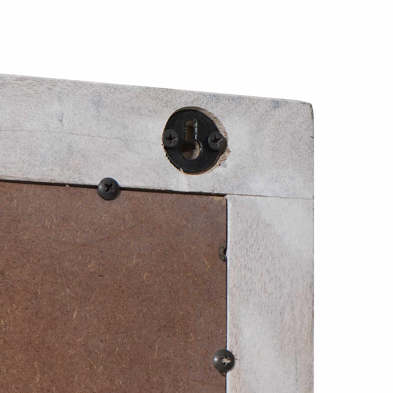 Fürdőszobai tükör tárolóval fehér 50 x 70 x 3 cm tömör mangófát