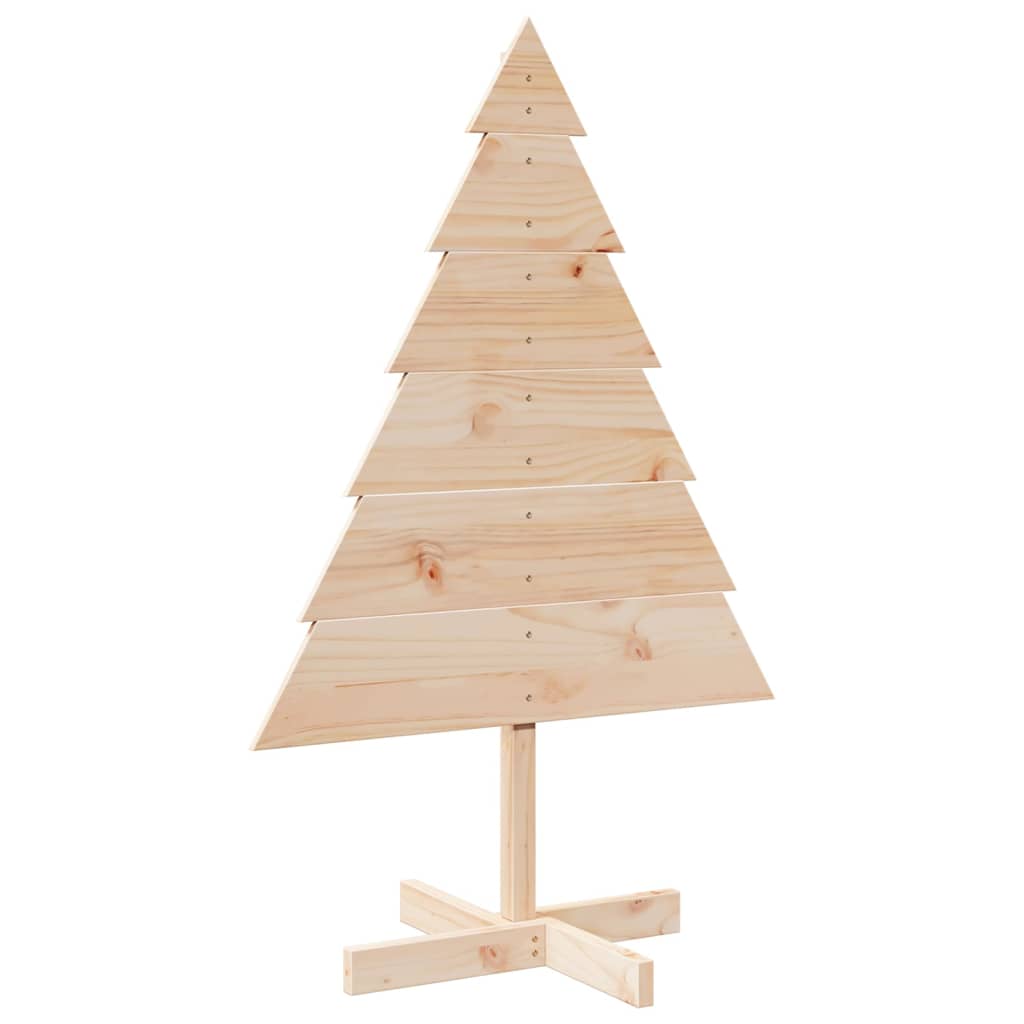 Tömör fa karácsonyfa-dekoráció 110 cm