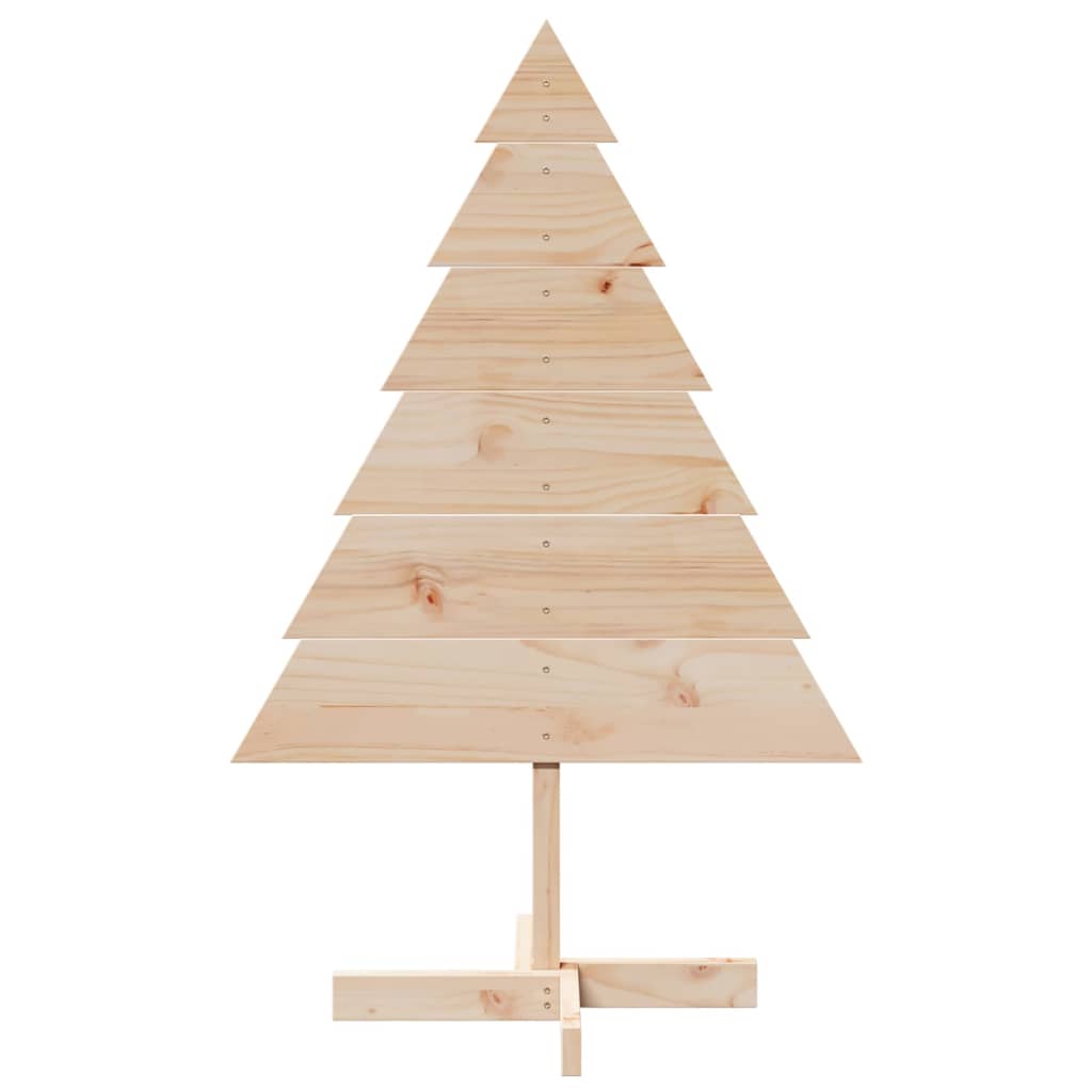 Tömör fa karácsonyfa-dekoráció 110 cm