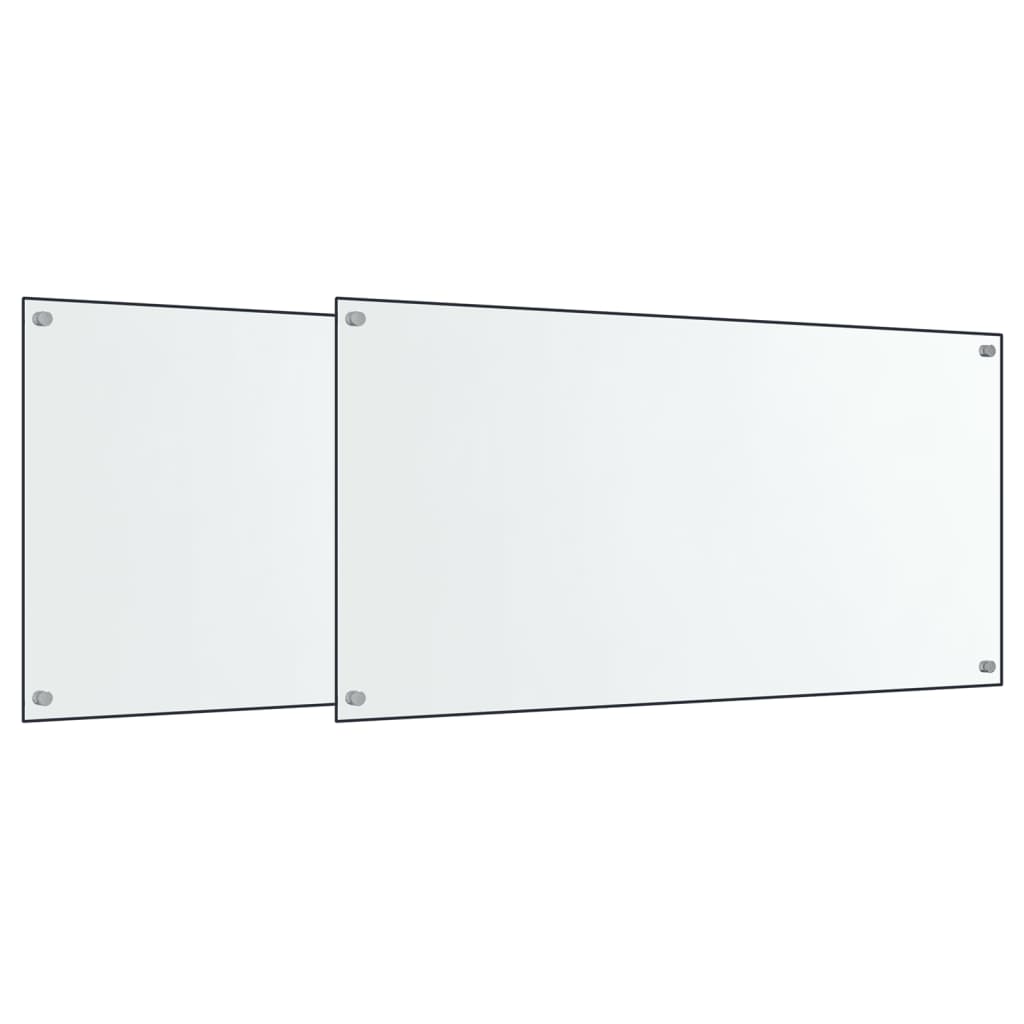 2 db átlátszó edzett üveg konyhai fröccsenésgátló 80 x 60 cm 2 db átlátszó edzett üveg konyhai fröccsenésgátló 80 x 60 cm