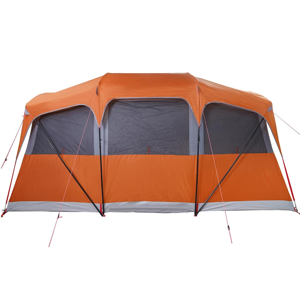 Családi sátor tetővel narancs és narancs 435 x 255 x 216 cm
