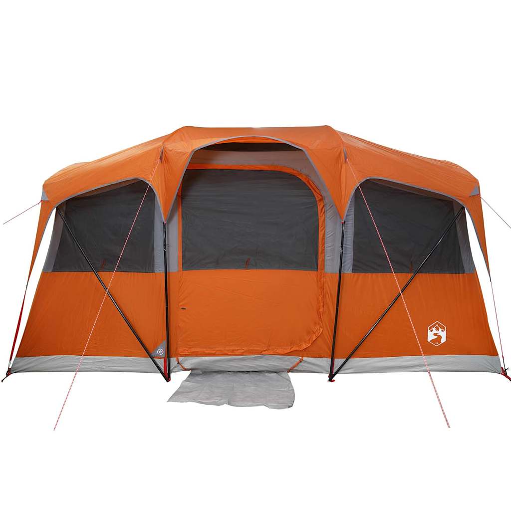 Családi sátor tetővel narancs és narancs 435 x 255 x 216 cm