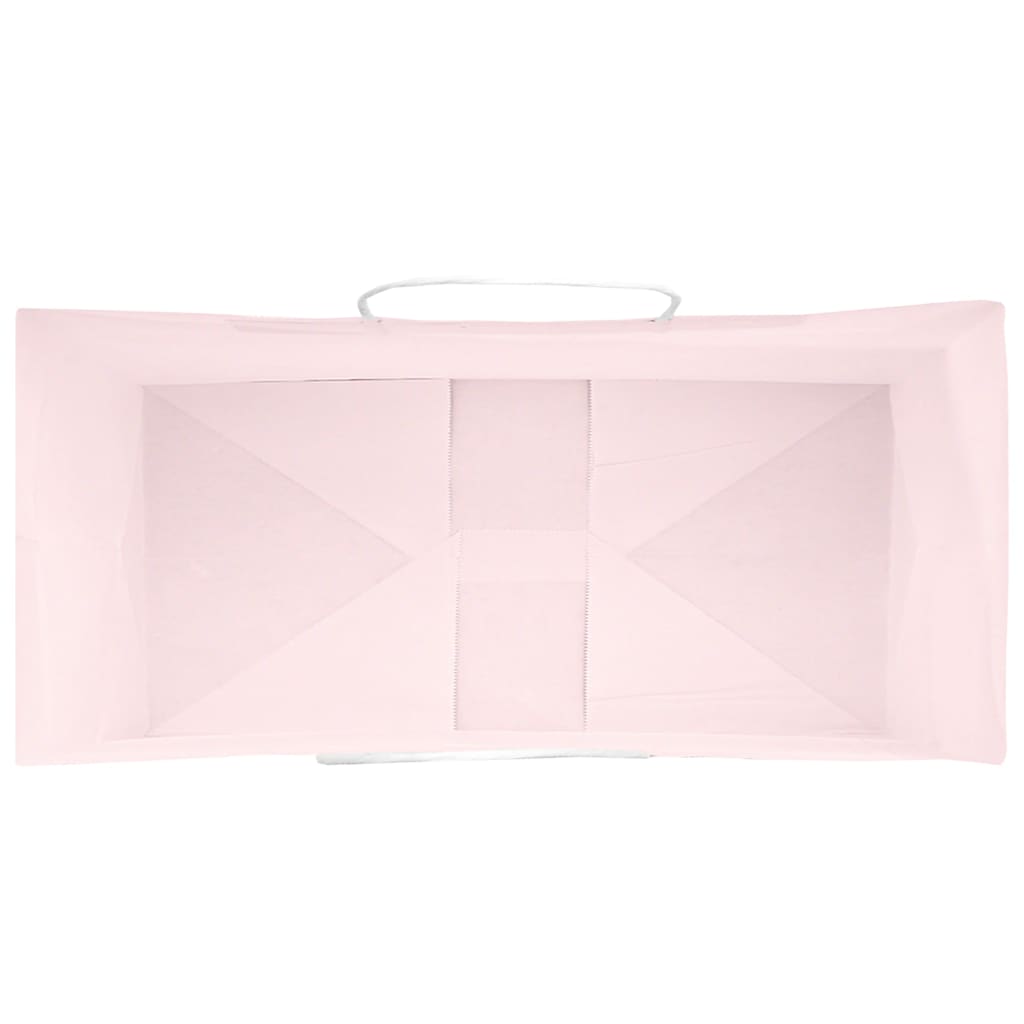 50 db rózsaszín kraft papírzacskók fogantyúkkal 18x8x22 cm 50 db rózsaszín kraft papírzacskók fogantyúkkal 18x8x22 cm