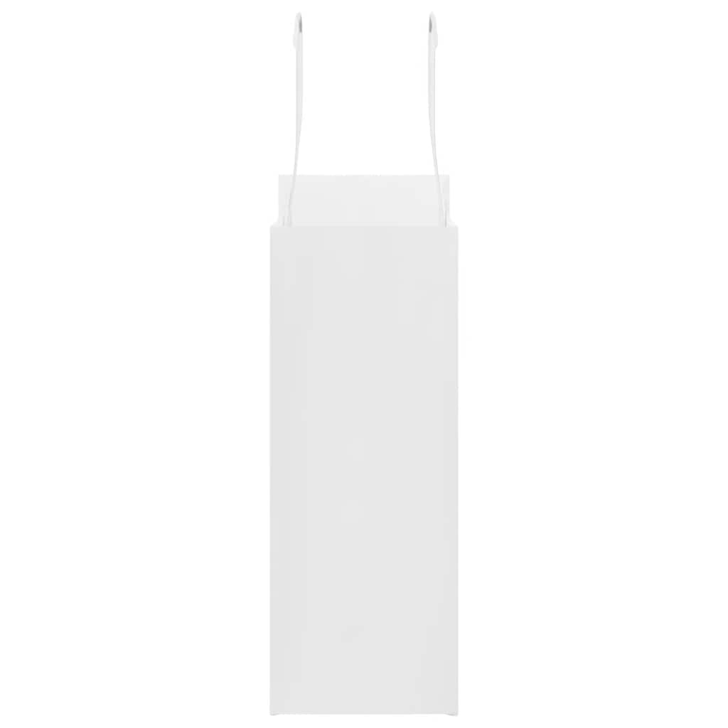 250 db fehér kraft papírzacskók fogantyúkkal 18x8x22 cm