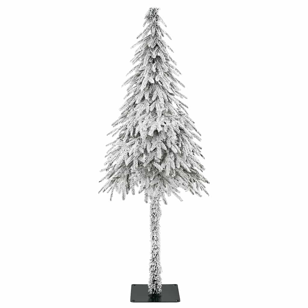 Mű karácsonyfa fehér 71 x 71 x 150 cm műanyag és fém Mű karácsonyfa fehér 71 x 71 x 150 cm műanyag és fém