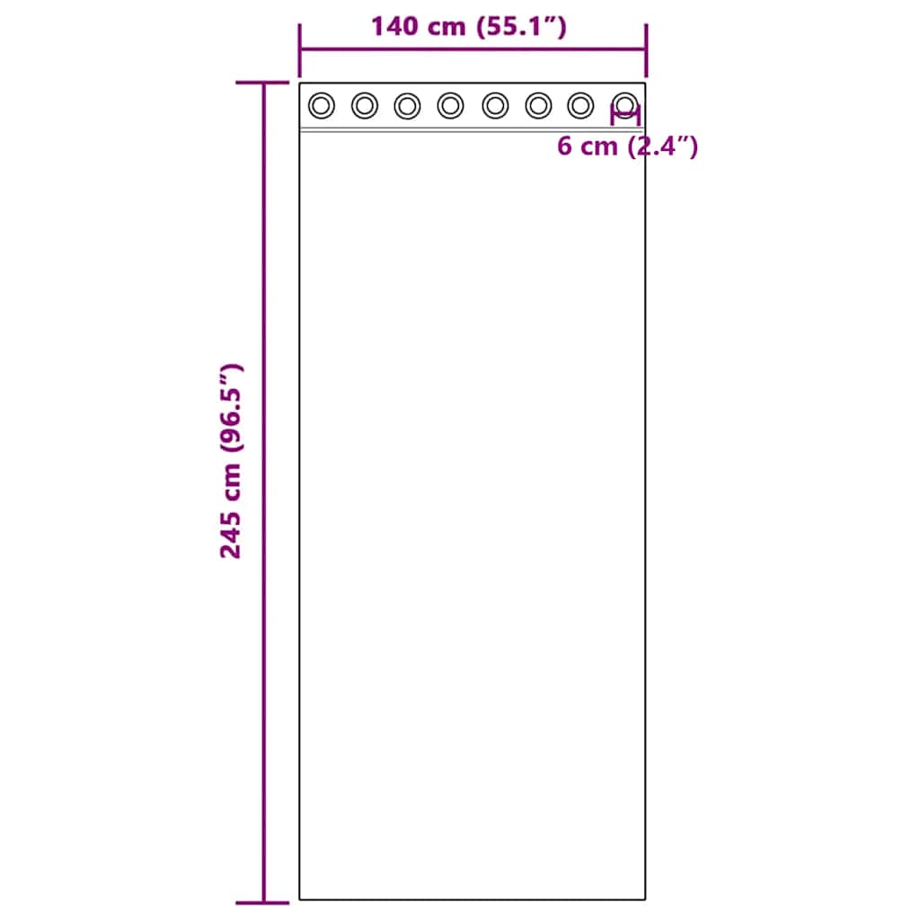 2 db barna fátyolfüggönyök rojtokkal 140x245 cm