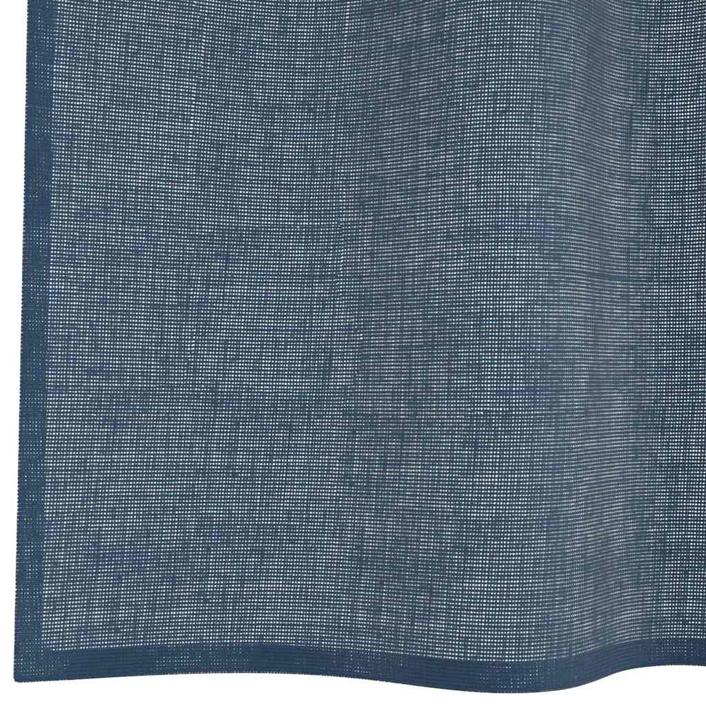2 db királykék voile függönyök grommets
