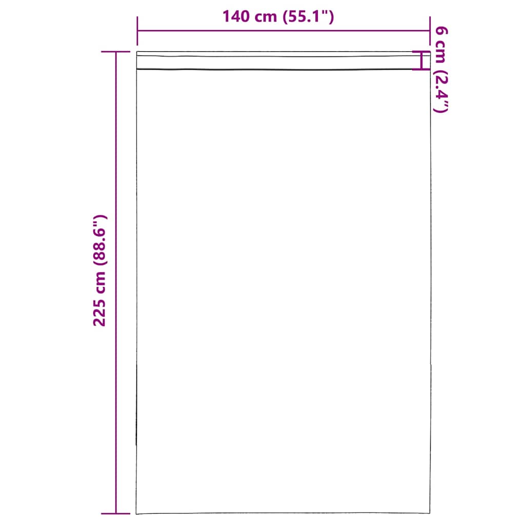 2 db almazöld fátyolfüggönyök rúd zsebekkel 140x260 cm