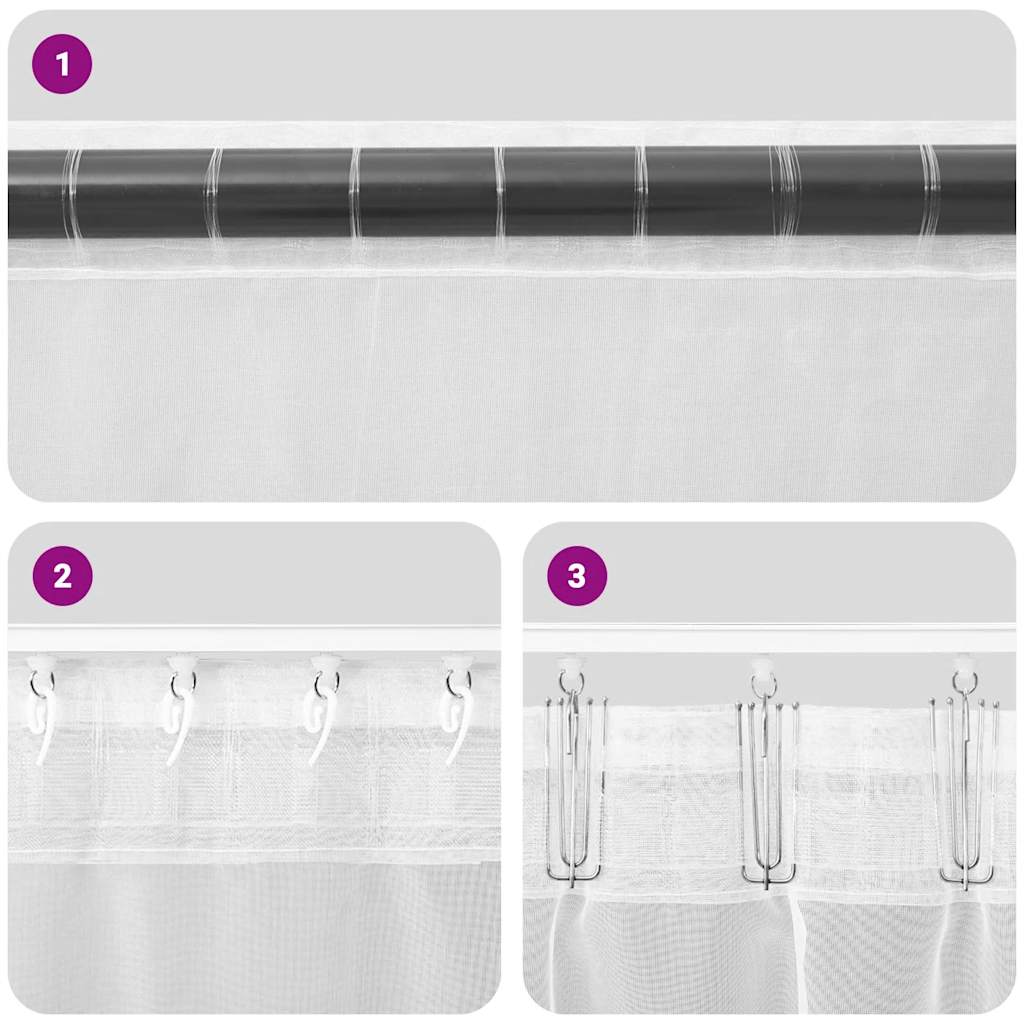 2 db almazöld fátyolfüggönyök fülecske tetejével 140x260 cm