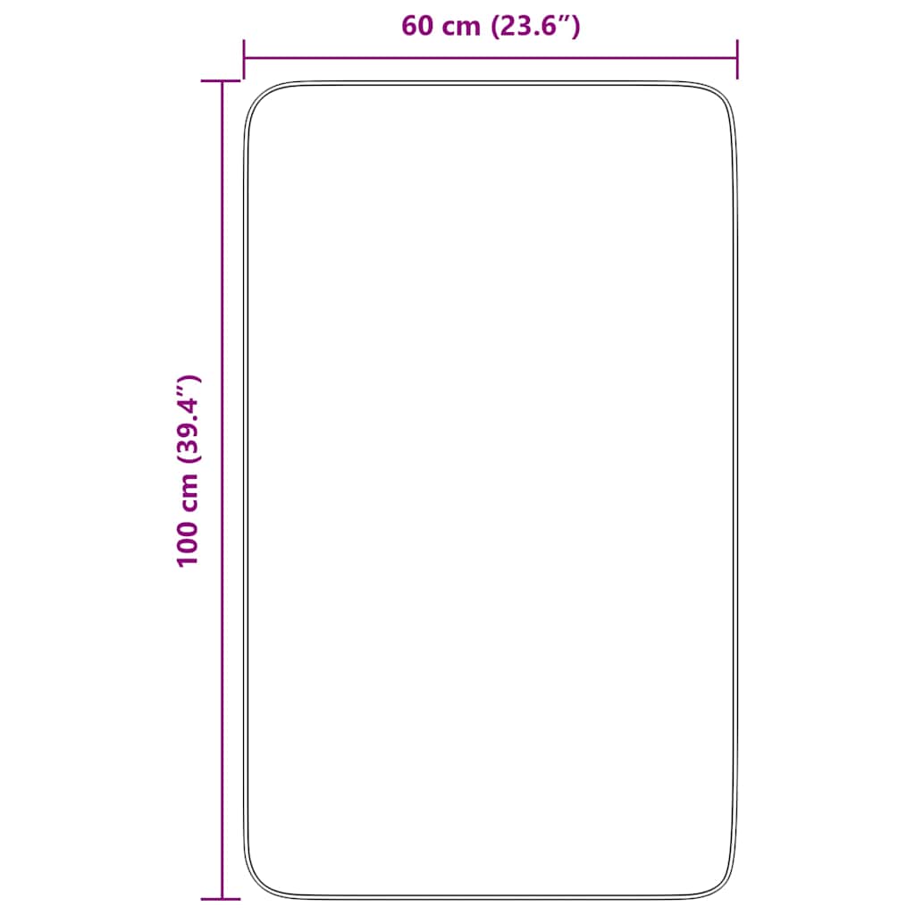 Bézs poliészter hosszú szálú navarra bozontos szőnyeg 60x100 cm