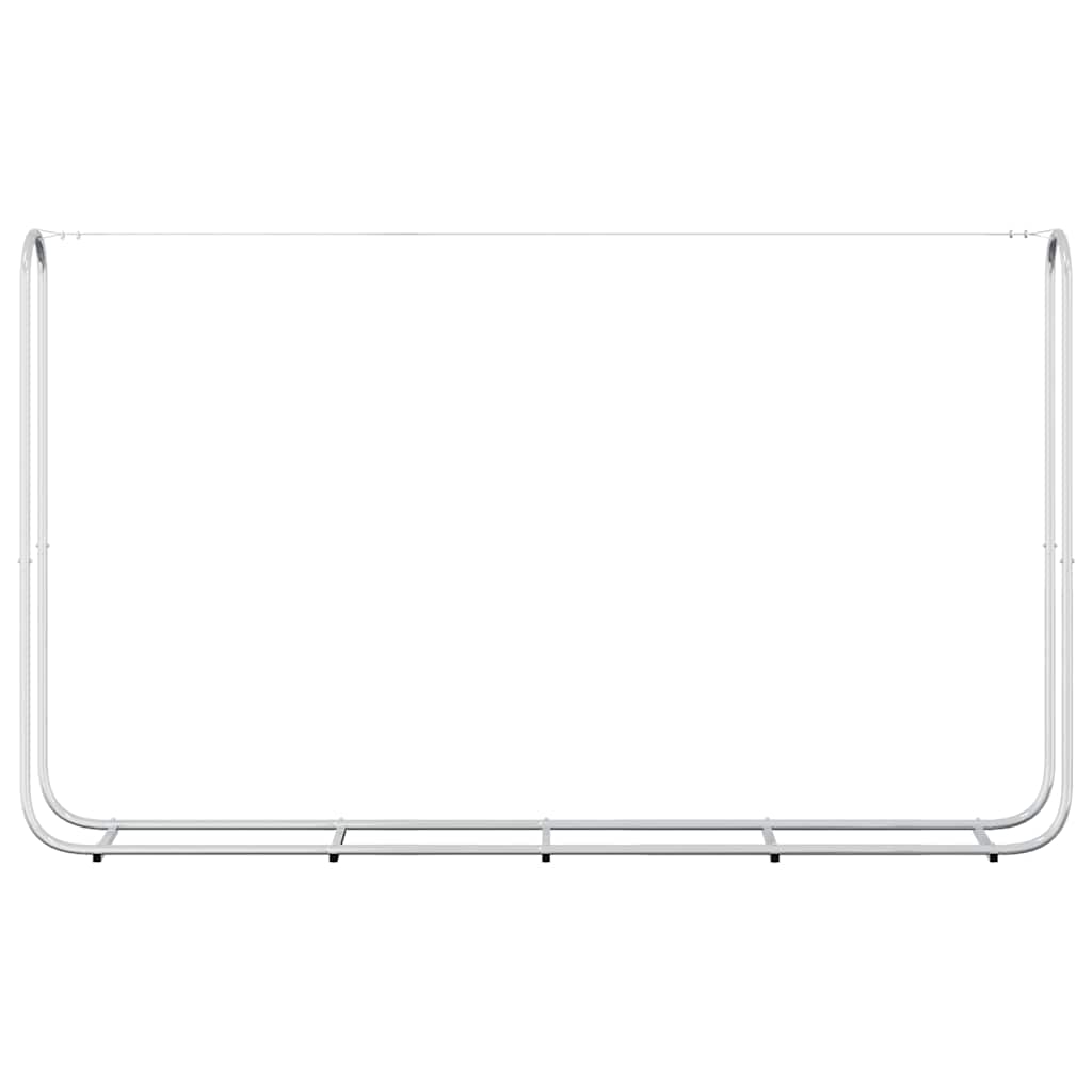 Tűzifa állvány acélhuzallal 250x25x150 cm horganyzott acél