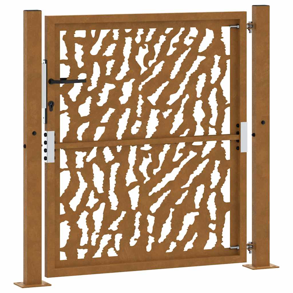 Kerti kapu 105x105 cm időjárásálló acél nyomvonalas kivitelben Kerti kapu 105x105 cm időjárásálló acél nyomvonalas kivitelben