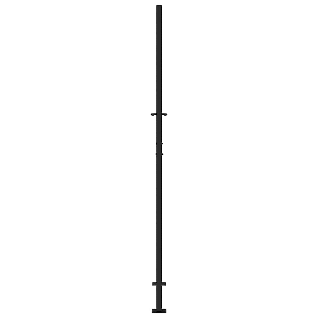 Kerti kapu 105x205 cm acél kereszt kialakítású acélkereszt