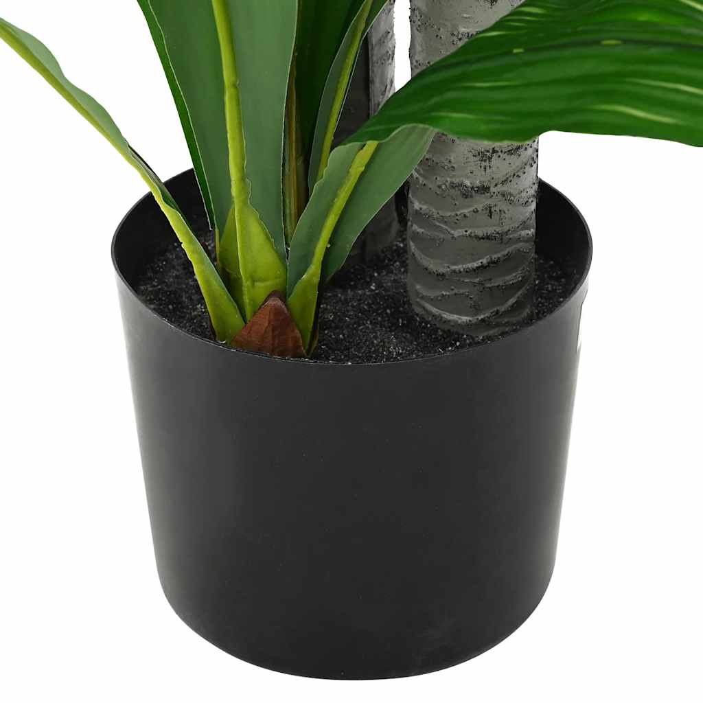 Zöld mesterséges dracaena fa 36 levéllel 120 cm