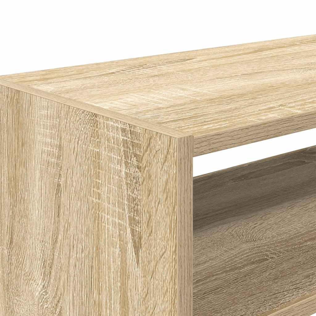2 db sonoma tölgy cipőtartó állvány halmozható 60 x 30 x 30,5cm