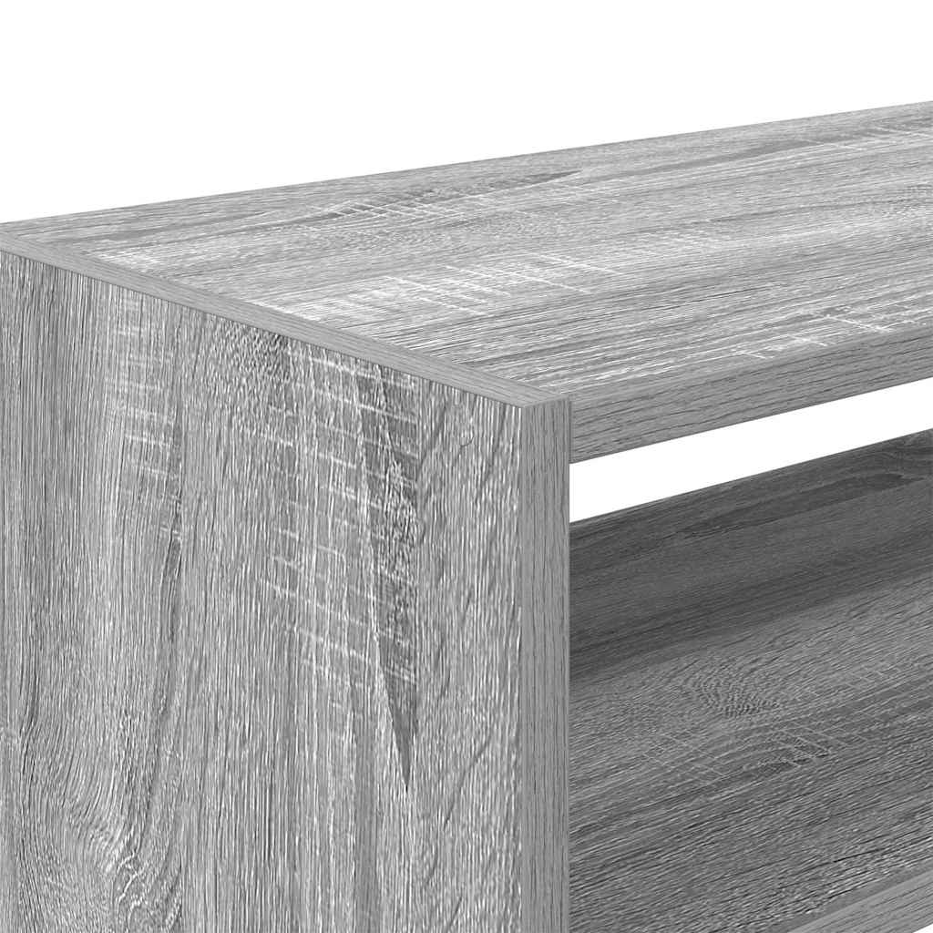 2 db szürke sonoma cipőtartó állvány halmozható 60x30x30,5 cm