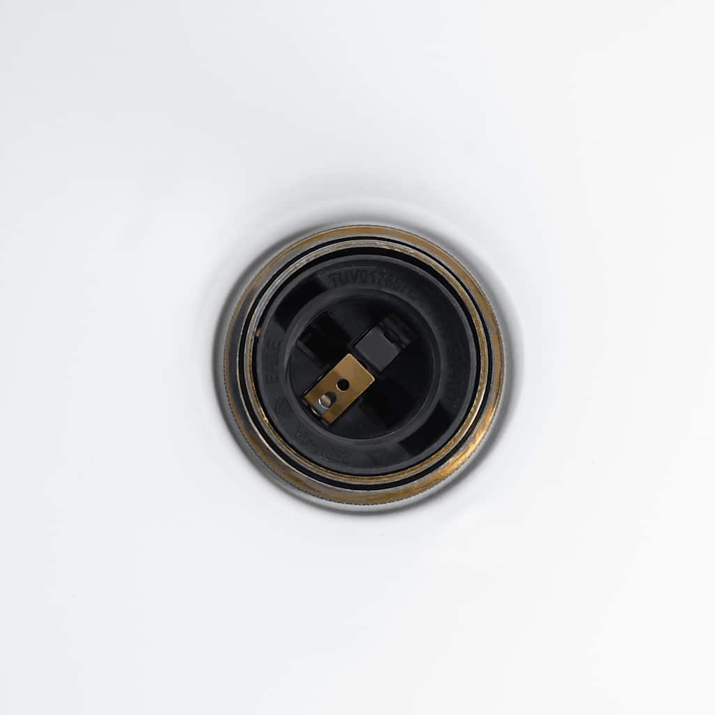 Függőlámpa magassága állítható e27 fényes fehér ø 22 cm fém