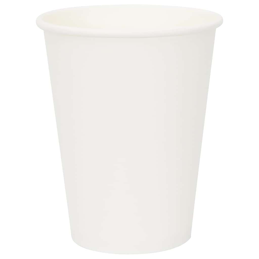 1000 db fehér papír kávéscsészék 12oz 300ml