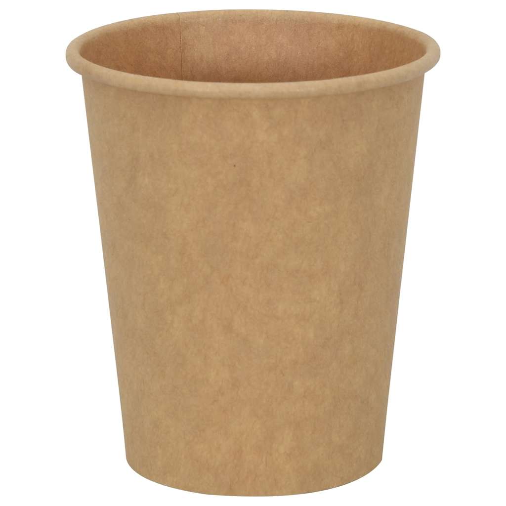 1000 db barna papír kávéscsészék 8oz 200ml